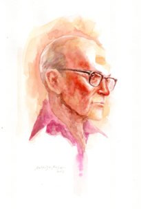 Carlos Drummond de Andrade – Poeta. Ilustração: Rodrigo Rosa.